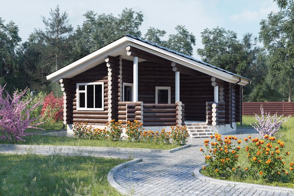 Баня из бревна VZ-602